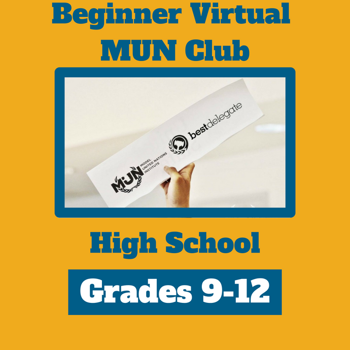 Beginner High School MUN Club - Sundays 7:30-8:30pm ET