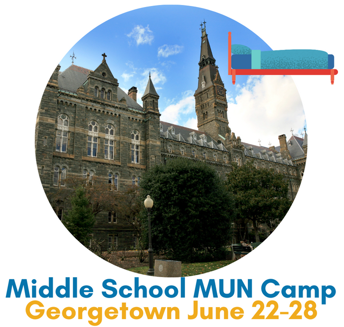 Middle School MUN Institute - Overnight Camp - Georgetown - June 22-28 ($3,049)