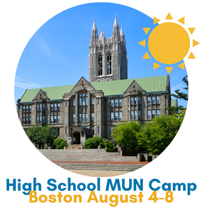 High School MUN Institute - Day Camp - Boston - Aug 4-8 ($1,499)