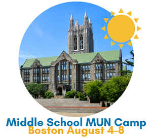 Middle School MUN Institute - Day Camp - Boston - Aug 4-8 ($1,648)