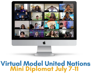 July 7-11 - Mini Diplomat Virtual MUN Camp ($598)