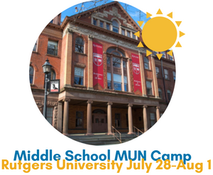 Middle School MUN Institute - Day Camp - Rutgers - July 28-Aug 1 ($1,549)