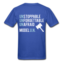 Load image into Gallery viewer, Men&#39;s T-Shirt - Unstoppable Model UN - Virtual Model United Nations Institute by Best Delegate
